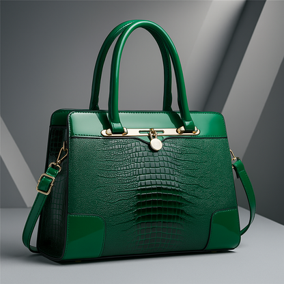 Soren | Croc-Embossed Handbag