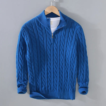 Men's Premium Quarter Zip Sweater