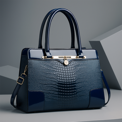 Soren | Croc-Embossed Handbag