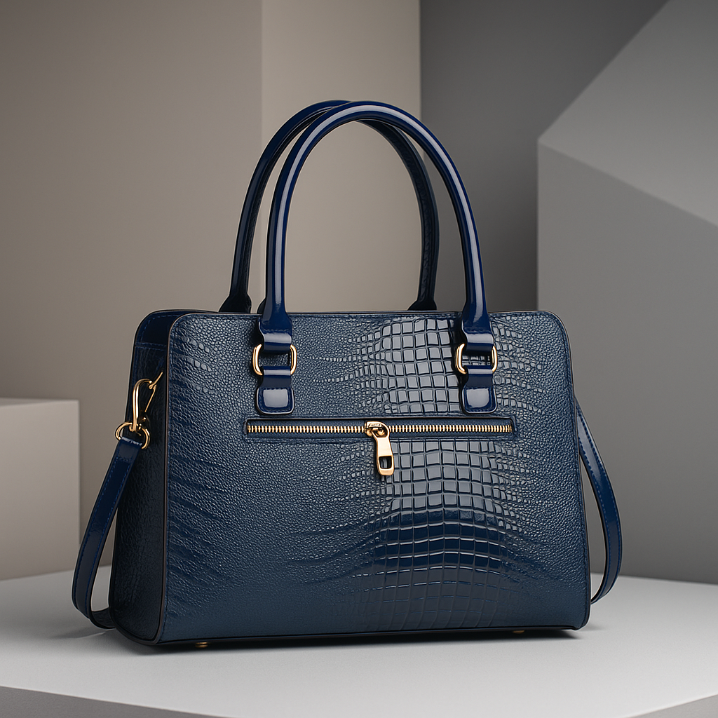Soren | Croc-Embossed Handbag
