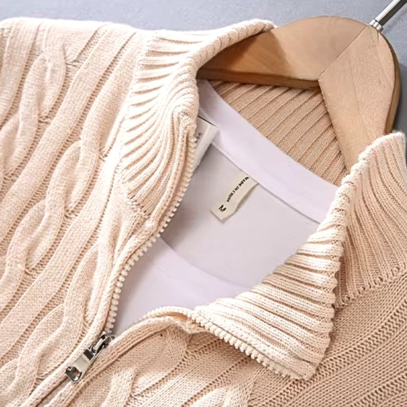 Men's Premium Quarter Zip Sweater
