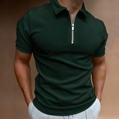 Zip Polo Shirt with a Modern Edge