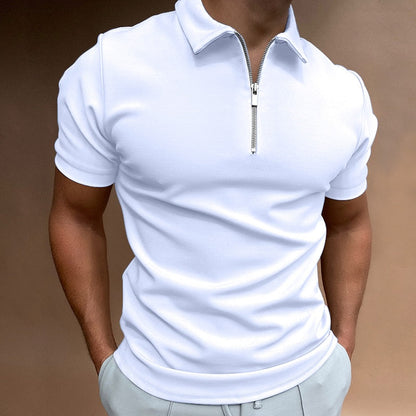 Zip Polo Shirt with a Modern Edge