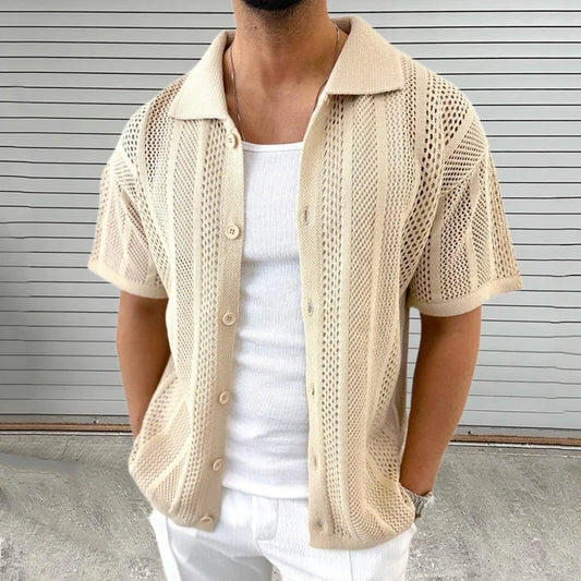 Men's "Bachman" Coastal Knit Shirt